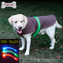 En gros De Mode Belle sécurité LED Gilet Gilet Imperméable Hiver Vêtements pour animaux de compagnie